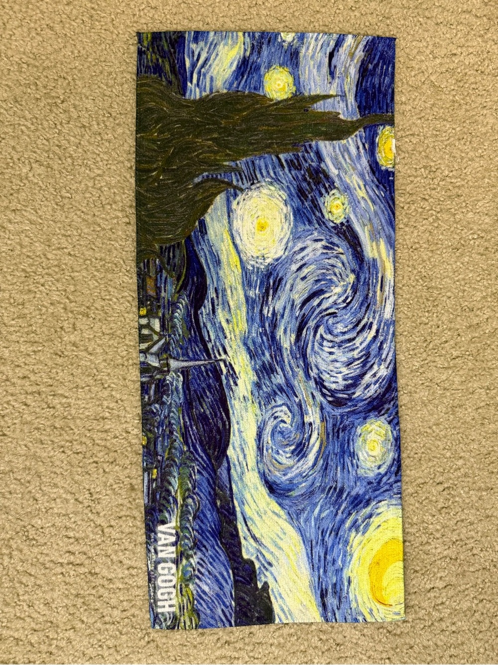 Kitchen Towel Starry Night inspired by Van Gogh